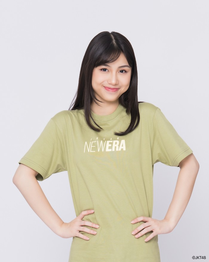 JKT48 Official T-shirt - NEWERA (Sage) - 3XL